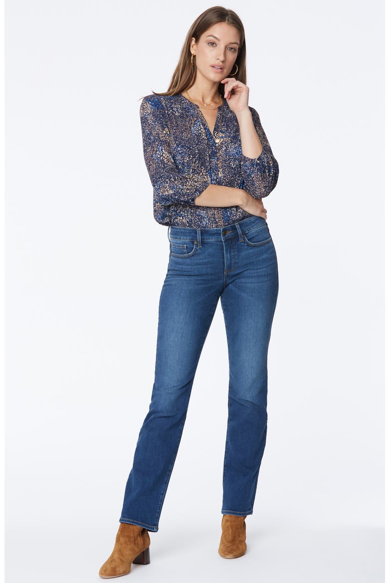 Marilyn Stretch Straight Leg Jeans, Alternate, color, PRESIDIO