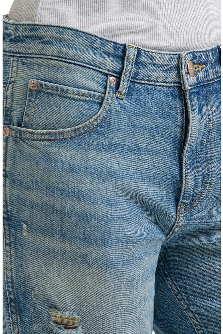 Rider™ Slim Mid Rise Straight Leg Jeans, Alternate, color, LIGHT DAZE DX