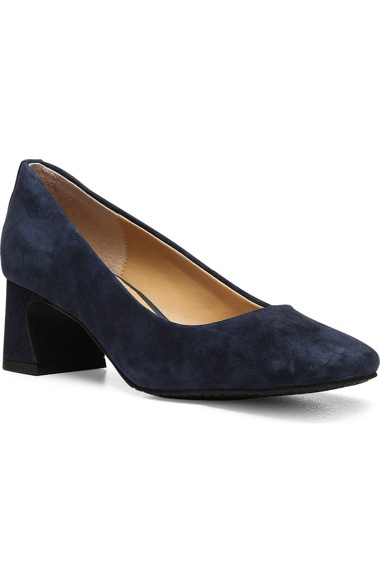 NYDJ Fay Block Heel Pump, Main, color, Navy