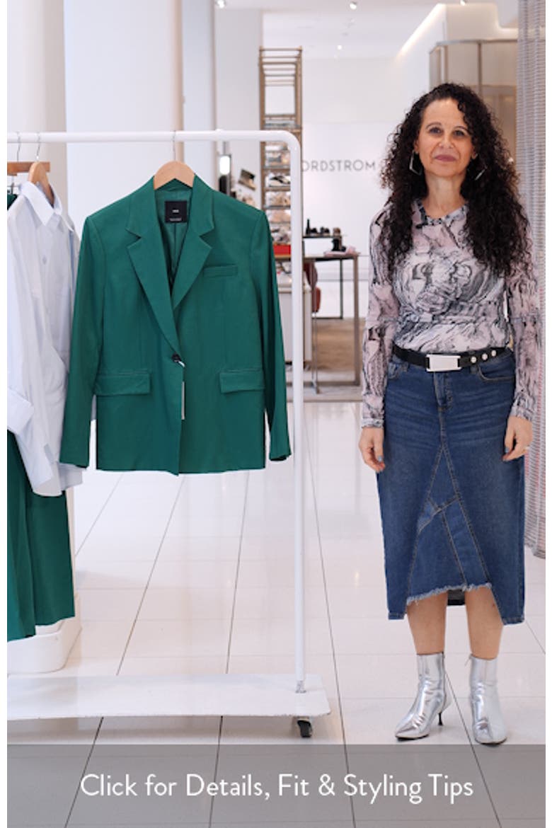 Otero One-Button Blazer video