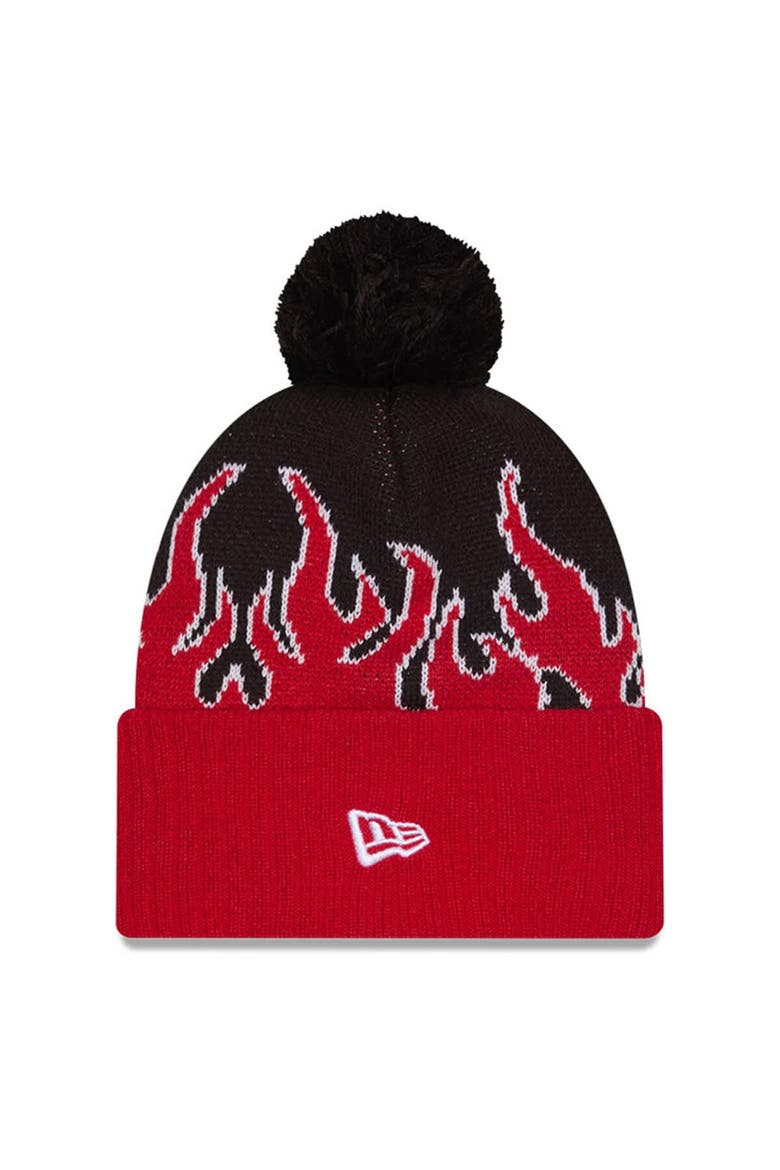 Men's New Era  Red FC Dallas 2025 Jersey Hook Cuffed Knit Hat With Pom, Alternate, color, Red