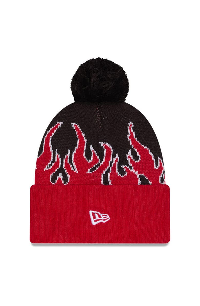 New Era Men's New Era  Red FC Dallas 2025 Jersey Hook Cuffed Knit Hat With Pom, Alternate, color, Red