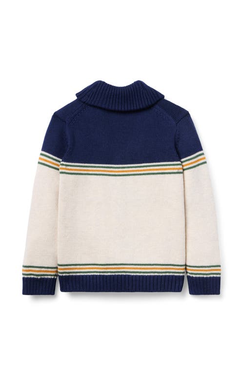 Janie And Jack The Cowboy Cardigan In Multi