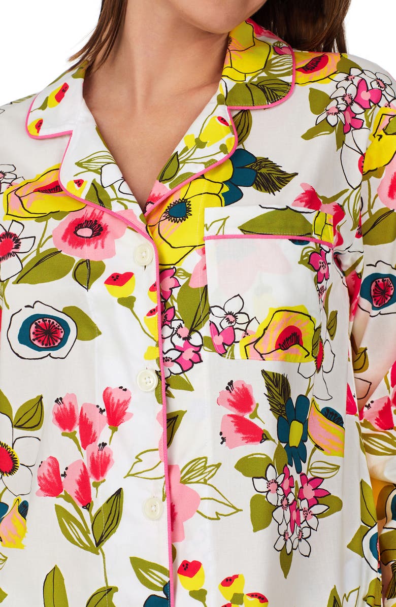 BedHead Pajamas x Trina Turk Print Organic Cotton Poplin Pajamas, Alternate, color, 