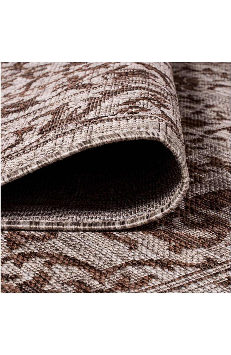 JONATHAN Y Jerash Ornate Medallion Indoor/Outdoor Area Rug, Alternate, color, Brown/Beige