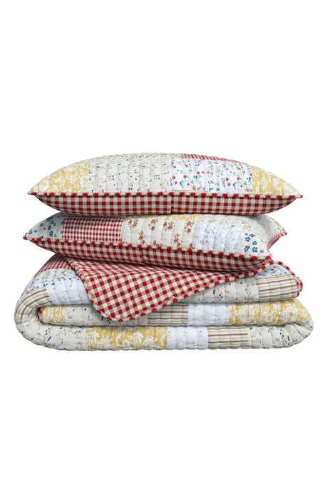 Cottage Floral Patchwork Quilt Set