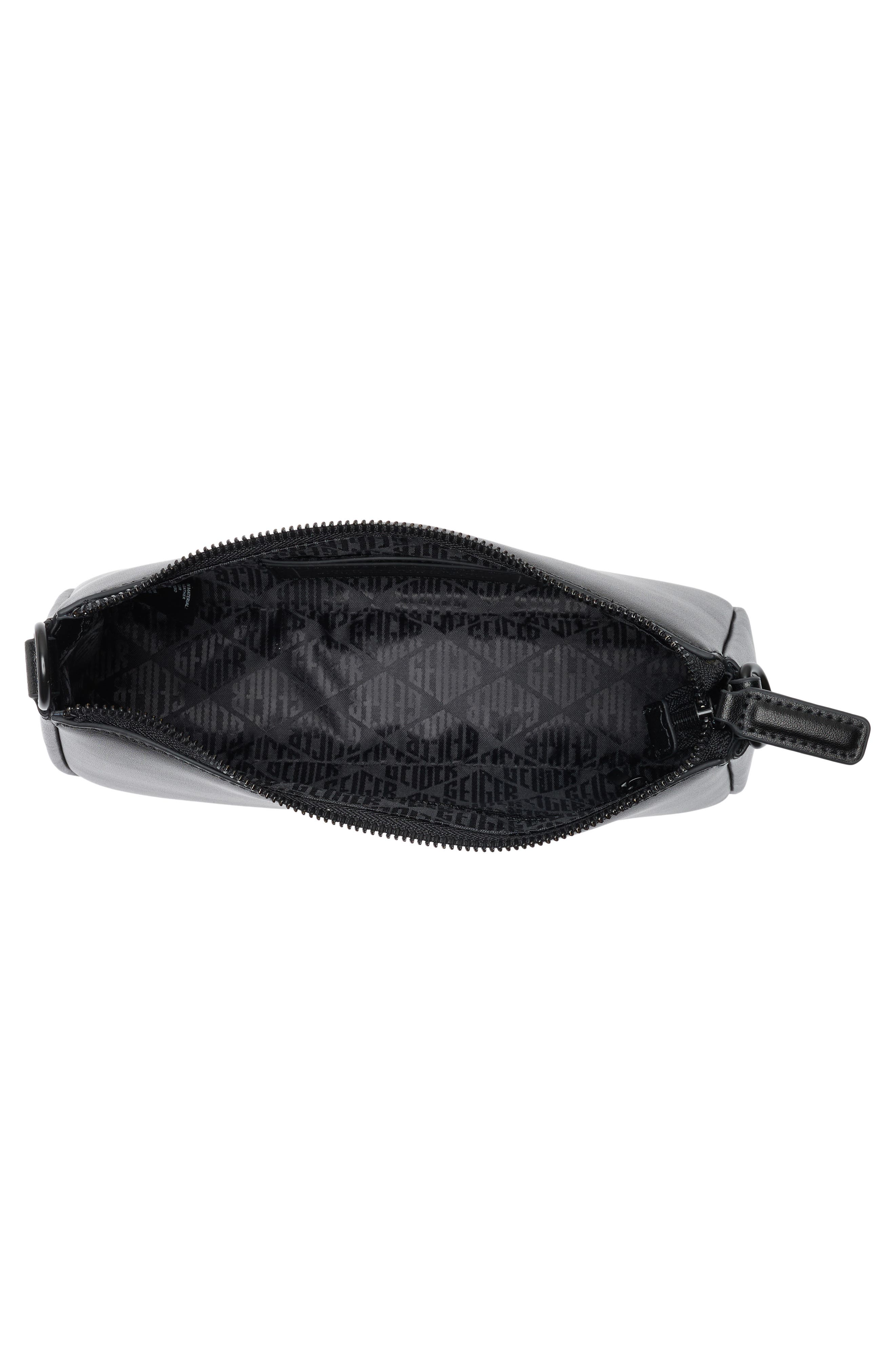 Kurt Geiger London Highgate Leather Shoulder Bag, Alternate, color, Black