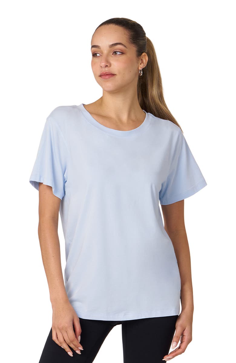 Rebody Active Rebody Essentials Oversized Short Sleeve Top, Alternate, color, Baby Blue