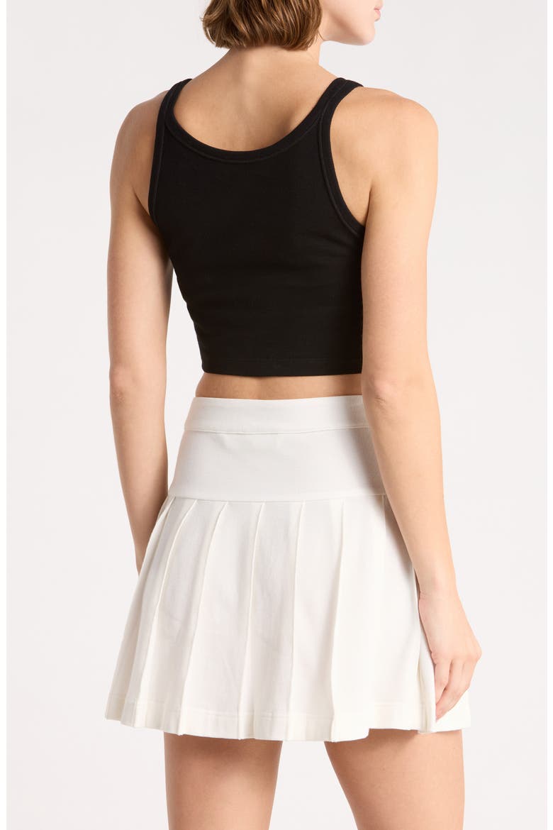 Logo Tank Top, Alternate, color, BLACK/WHITE