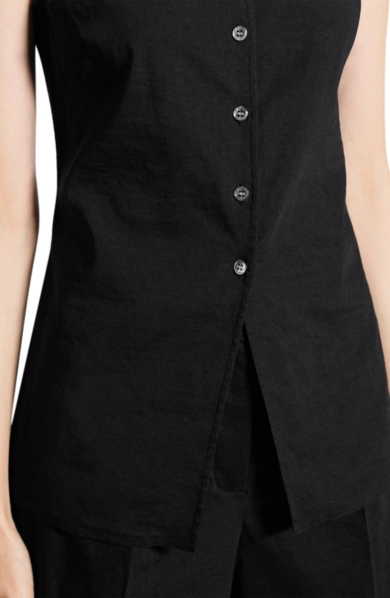 Theory Sleeveless Longline Top, Alternate, color, Black