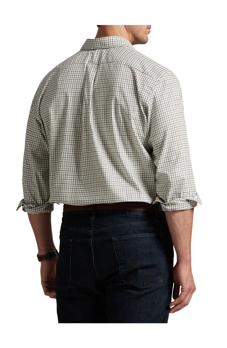 Polo Ralph Lauren Big & Tall Multi Plaid Twill Sport Shirt, Alternate, color, Nevis Brown Multi