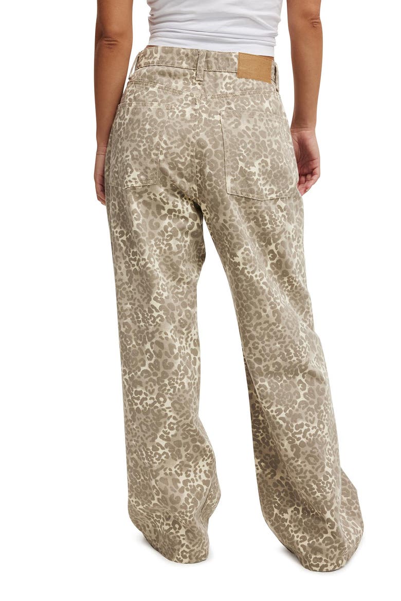 Women's Low Super Baggy Jean, Alternate, color, Rory Leopard