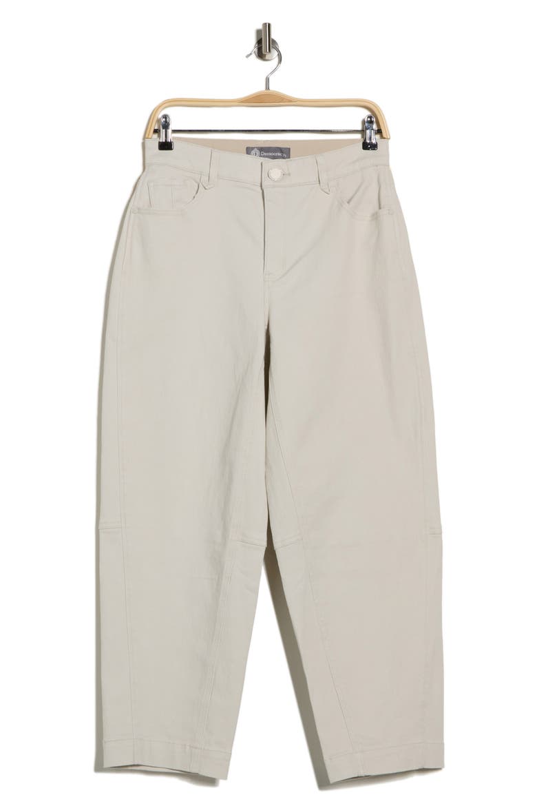 Relaxed Fit Barrel Leg Jeans, Alternate, color, PALE STONE
