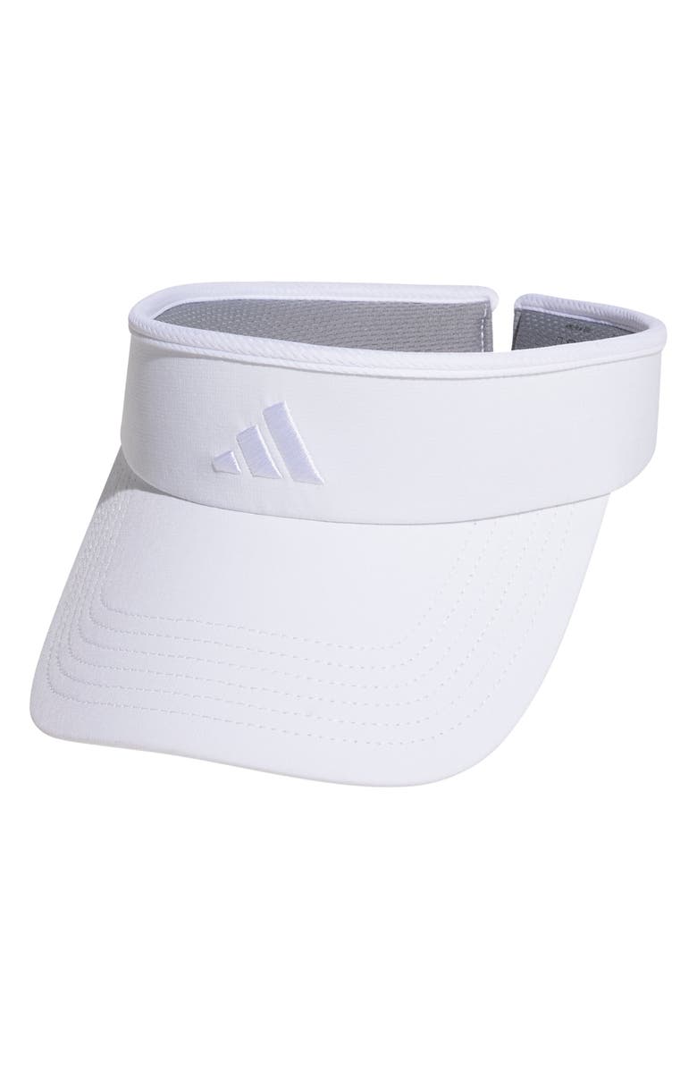 adidas Match 2 Visor, Main, color, White