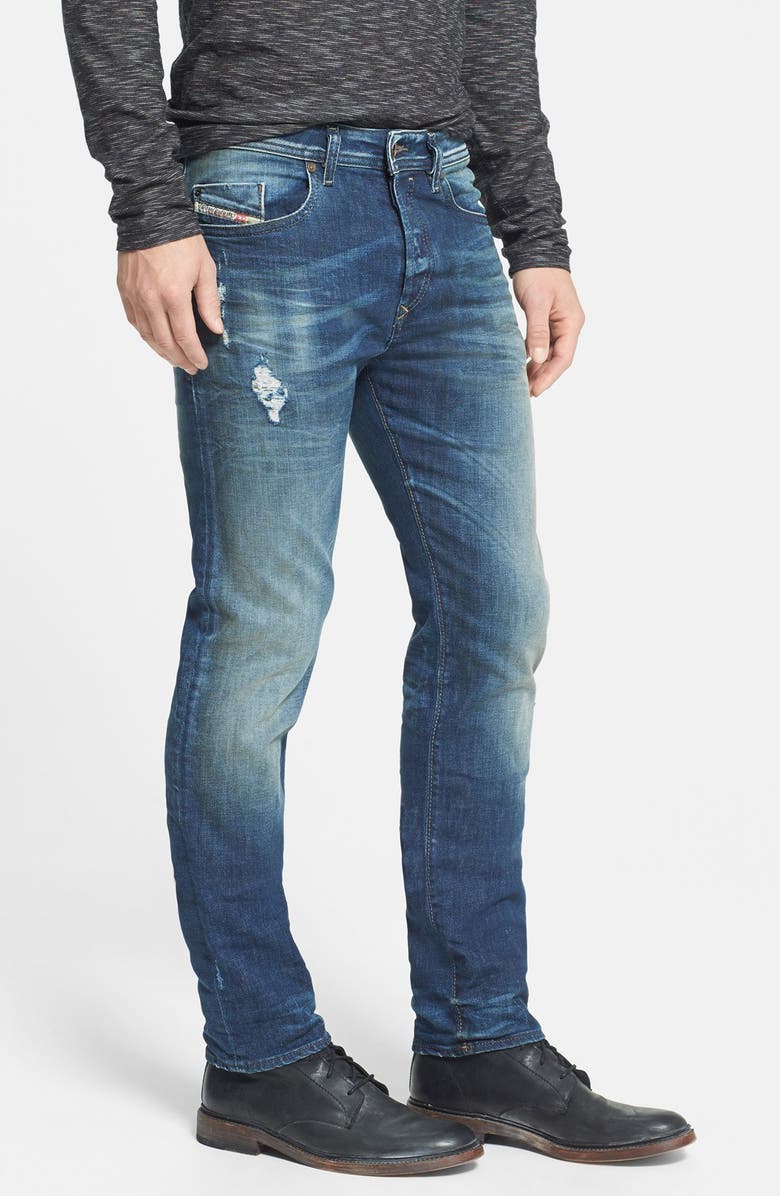 DIESEL<sup>®</sup> 'Buster' Slim Straight Leg Jeans, Alternate, color, 