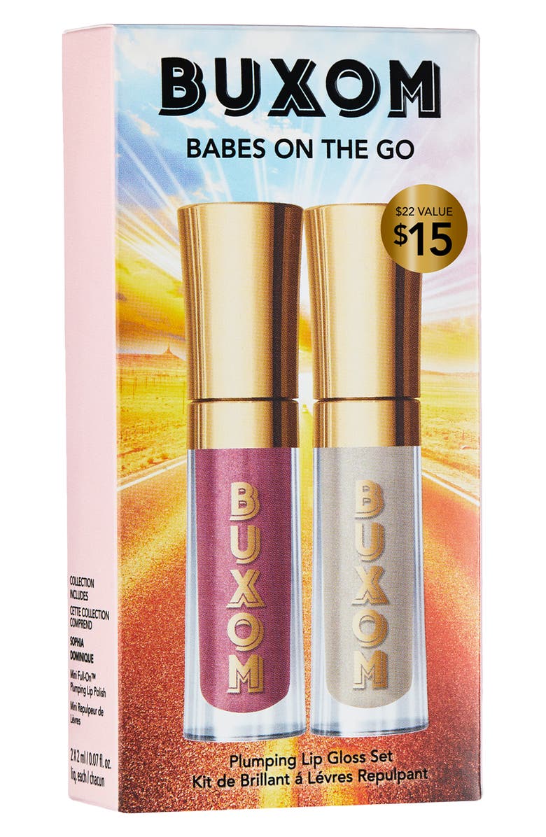Buxom Babes On The Go Full-On Plumping Lip Polish Set, Alternate, color, 