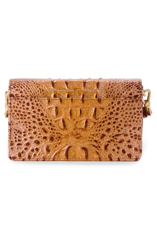 Brahmin Minuette Croc Embossed Leather Crossbody Bag
