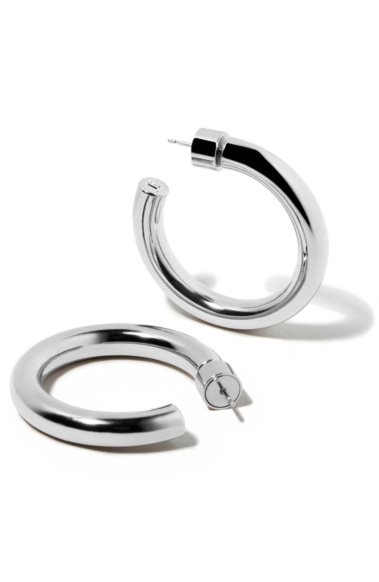 Jennifer Fisher Natasha Mini Hoops, 1-Inch, Alternate, color, Silver