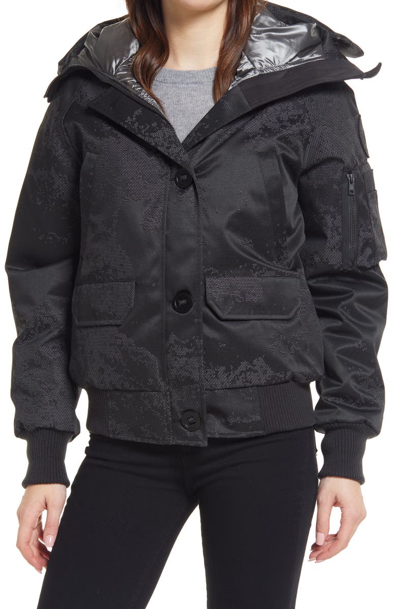 Canada Goose Chilliwack Holiday 625 Fill Power Down Hooded Bomber Jacket, Alternate, color, 