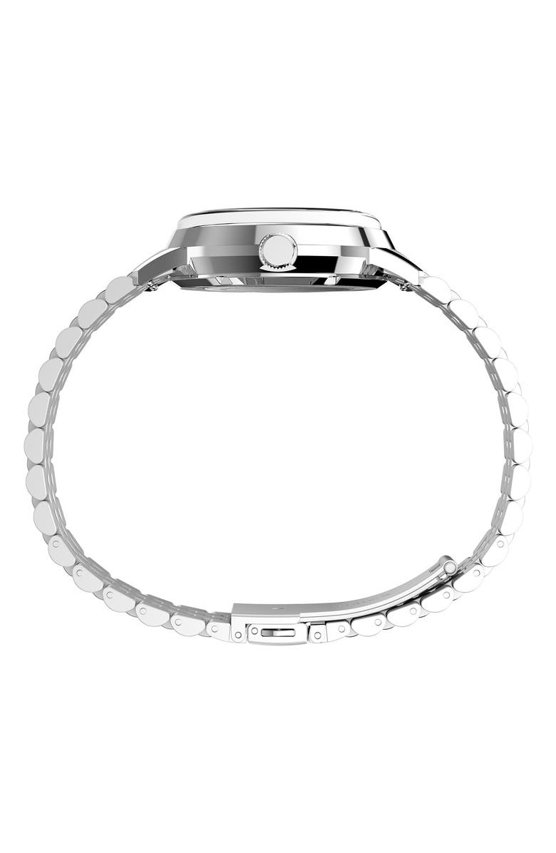Timex<sup>®</sup> Marlin Automatic Bracelet Watch, 40mm, Alternate, color, Silver