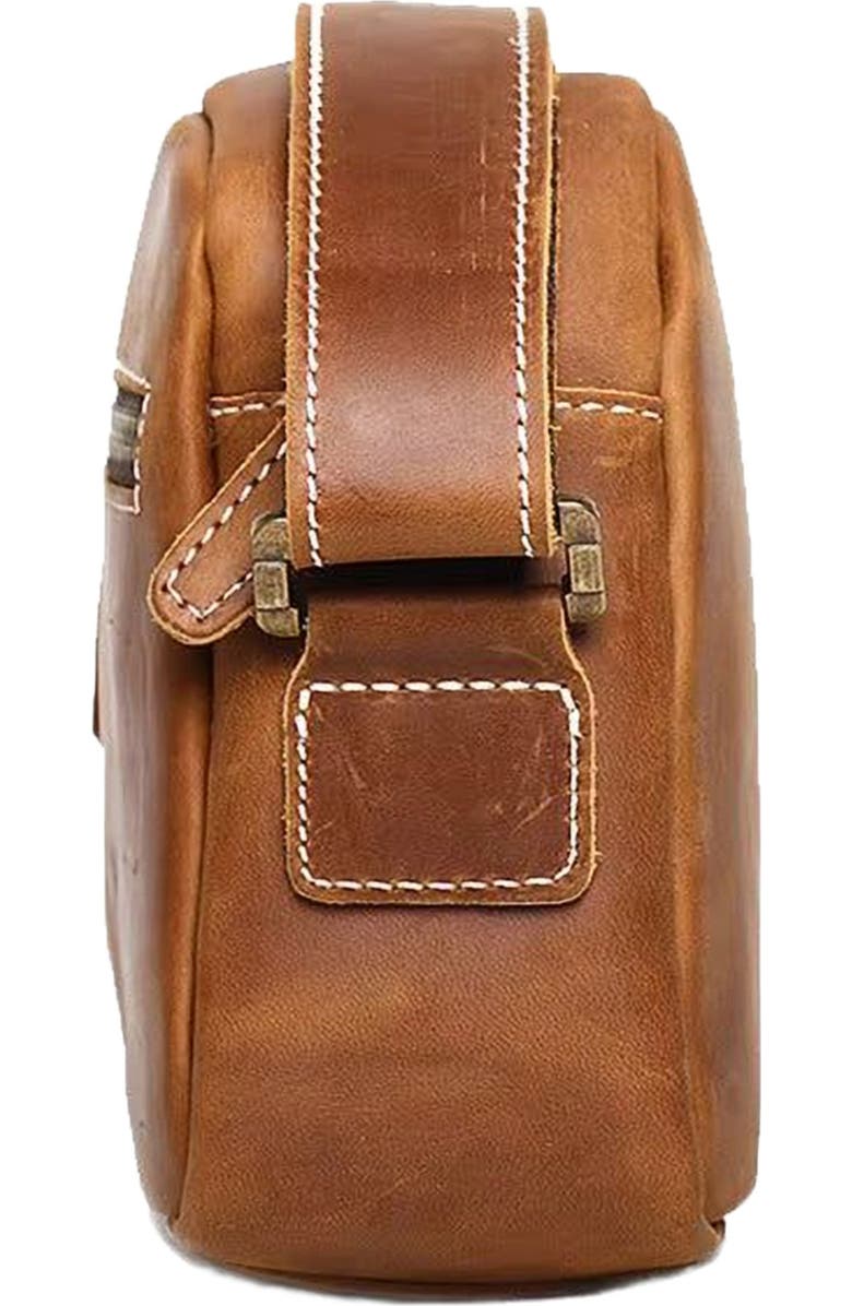 STEEL HORSE LEATHER Soren Vintage Leather Crossbody Bag Sling | Versatile and Durable Leather Bag, Alternate, color, Brown