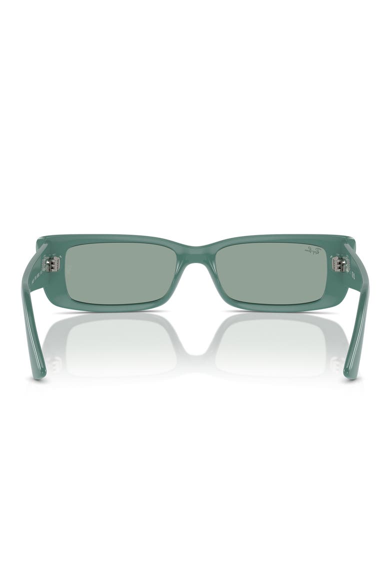 Teru 54mm Rectangular Sunglasses, Alternate, color, DARK GREEN