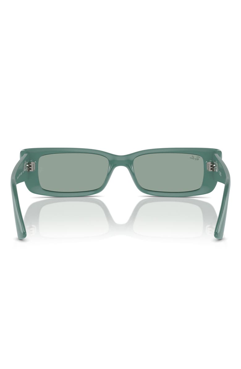 Ray-Ban Teru 54mm Rectangular Sunglasses, Alternate, color, Dark Green