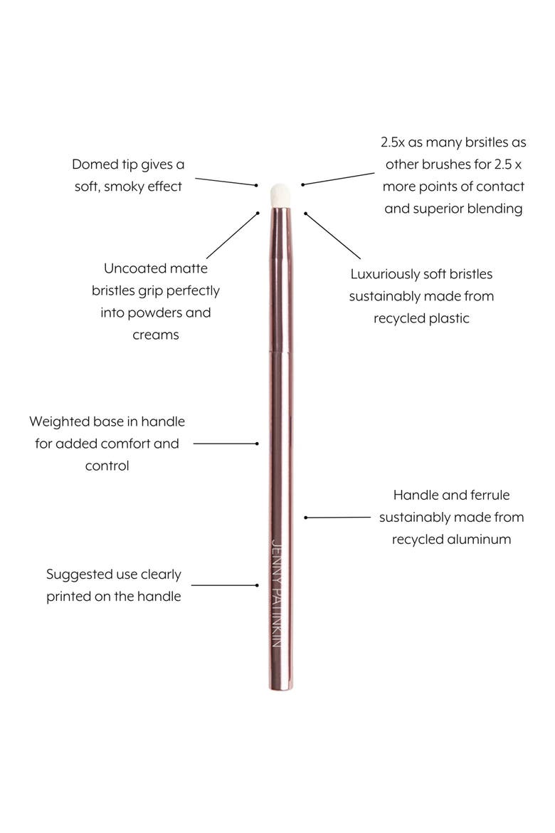 Sustainable Luxury Line/Smudge Makeup Brush, Alternate, color, ROSE GOLD