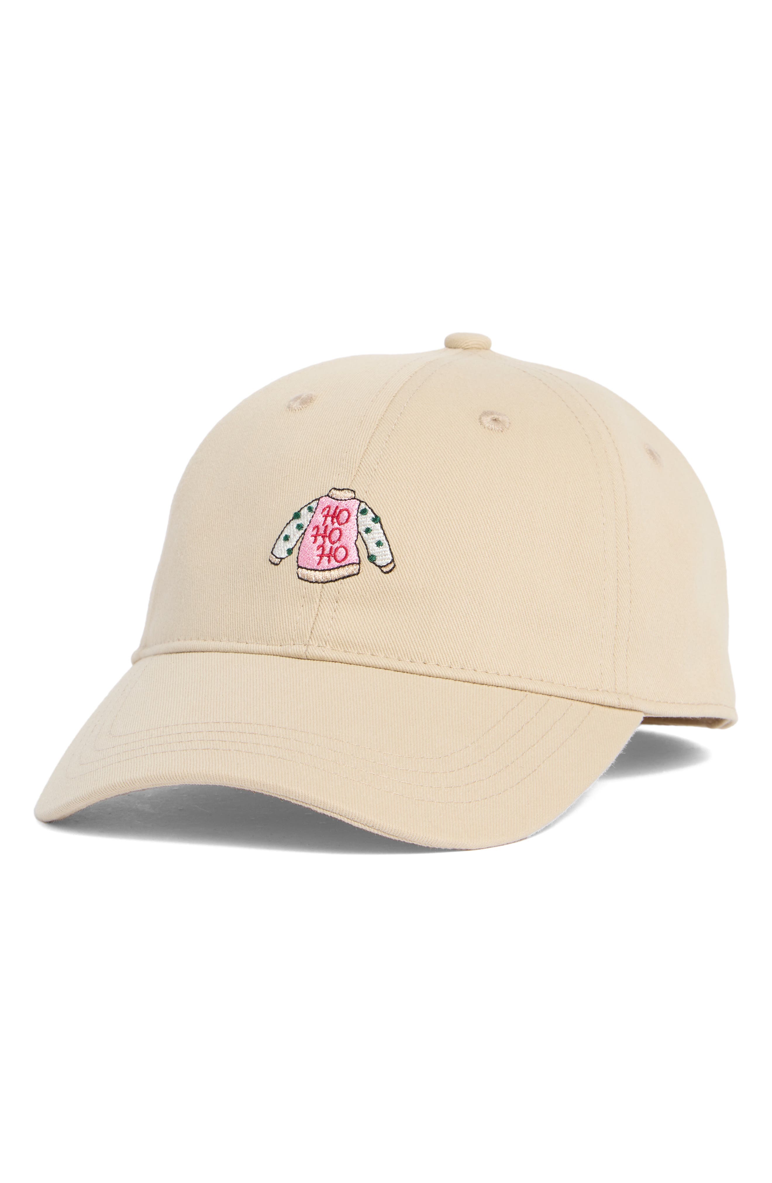 FRASIER STERLING Ho Ho Ho Embroidered Baseball Cap