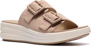 Clarks® Drift Faye Wedge Slide Sandal