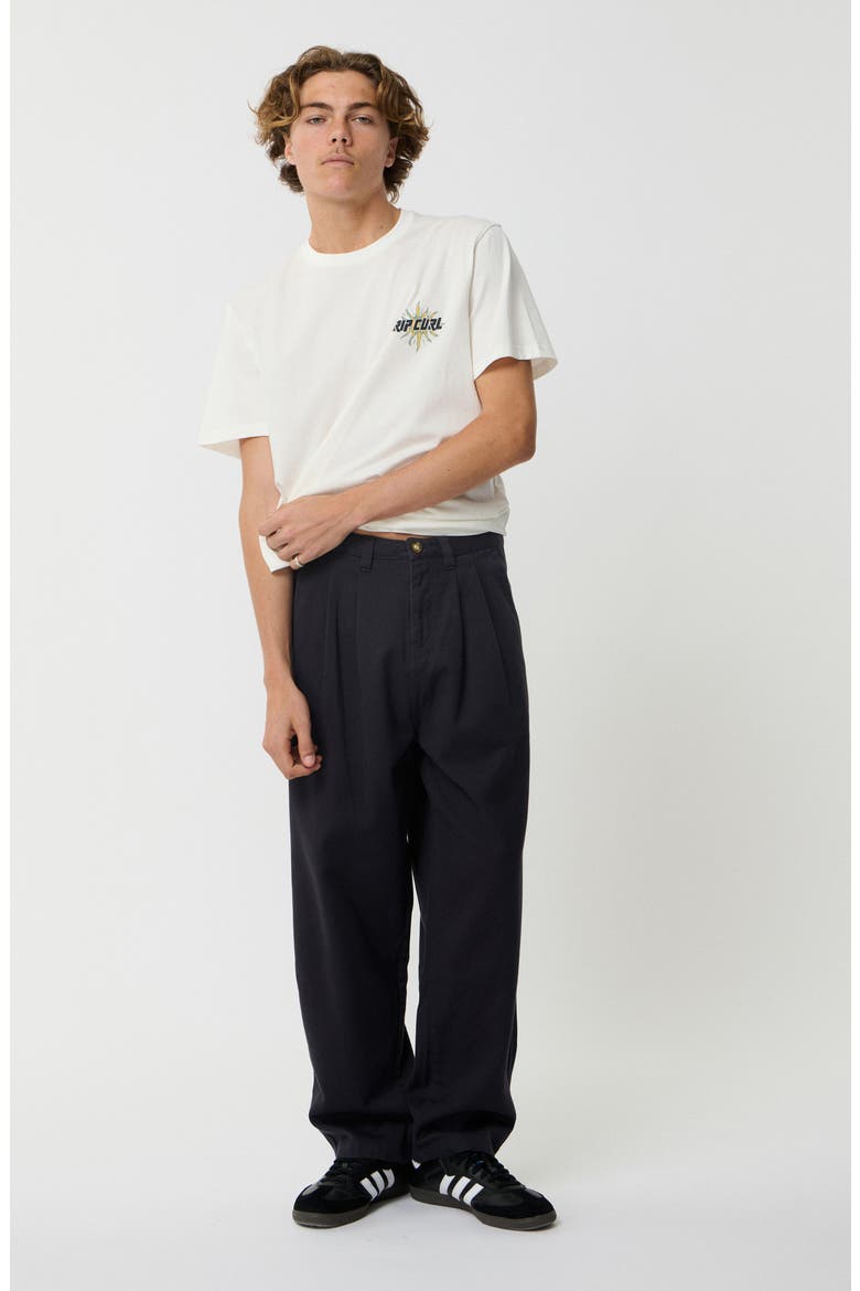 Disorder Twill Pants, Alternate, color, WASHED BLACK