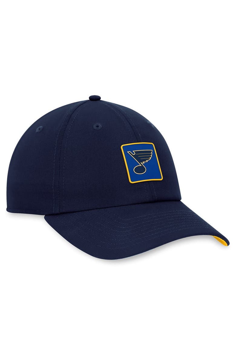 Men's Fanatics Branded  Navy St. Louis Blues Authentic Pro Rink Adjustable Hat, Alternate, color, Navy