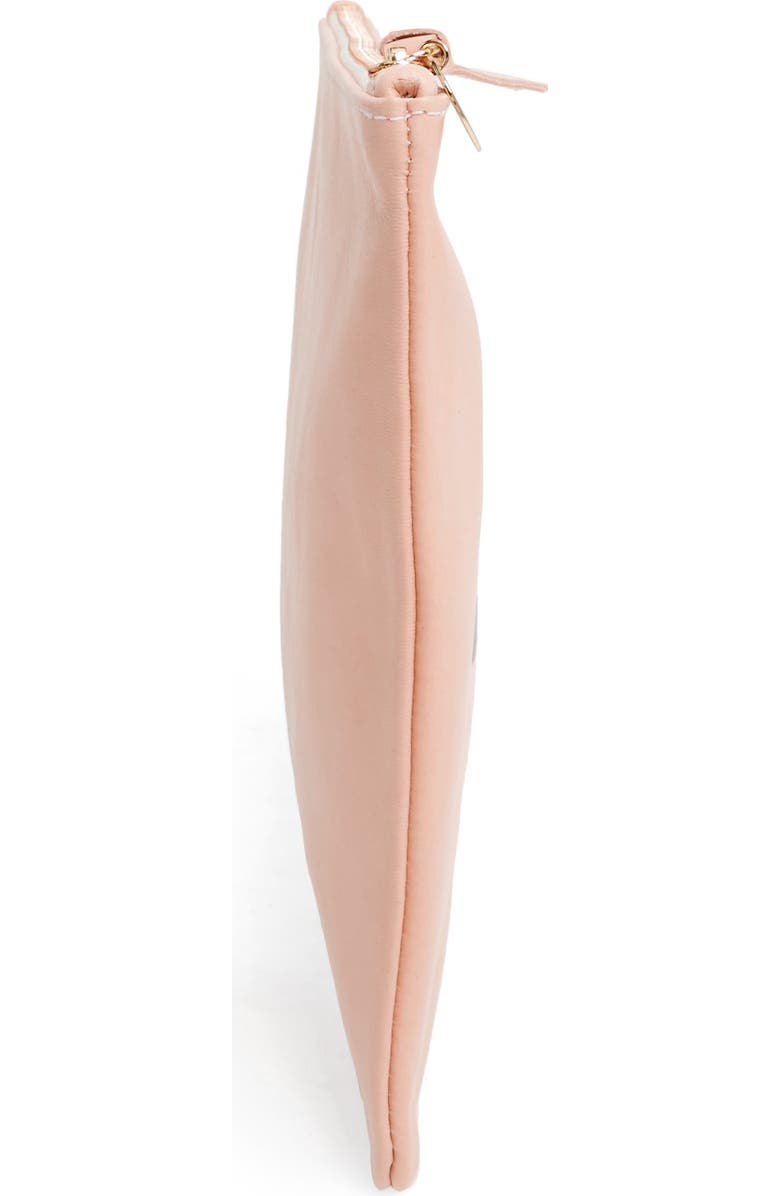 Clare V. 'Eyes' Printed Nappa Leather Clutch, Alternate, color,