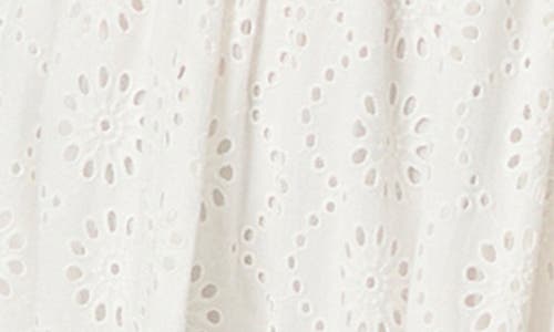PAIGE PAIGE MOREL EYELET SLEEVELESS MAXI SUNDRESS