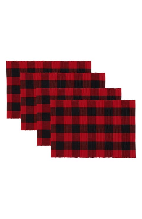 Buffalo Check Set of 4 Placemats
