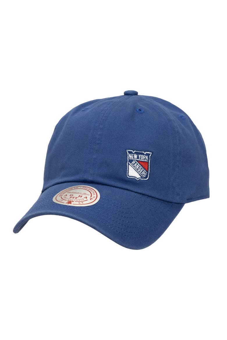 Women's Mitchell & Ness Blue New York Rangers Micro Lefty Adjustable Hat, Alternate, color, Blue