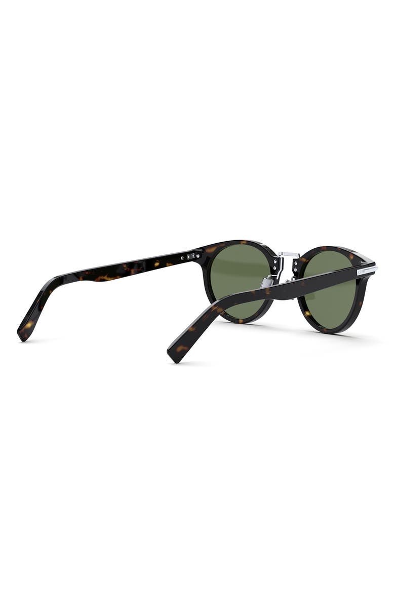 DIOR Blacksuit 50mm Round Sunglasses, Alternate, color, 