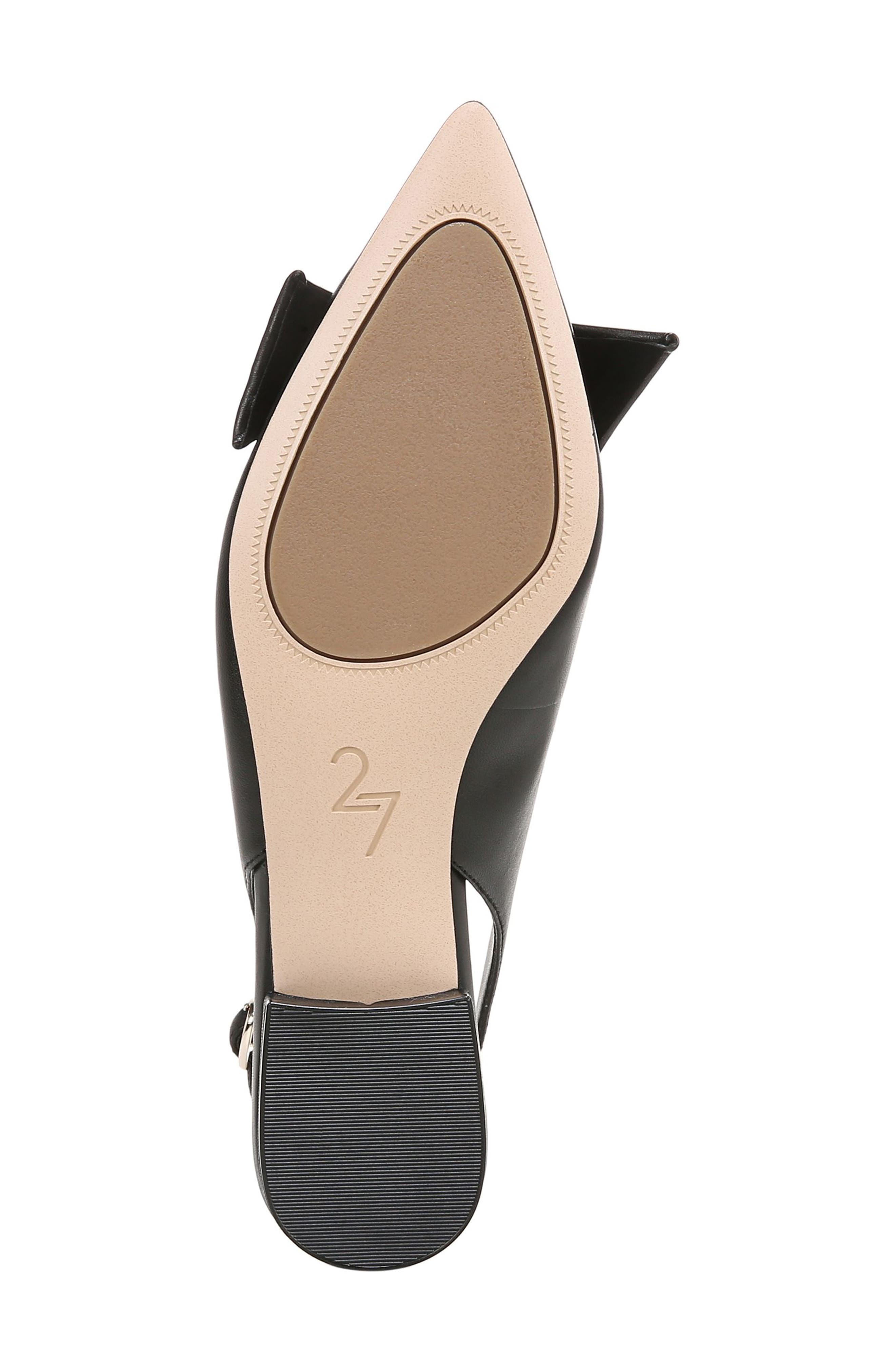 27 EDIT Naturalizer Shine Bow Pointed Toe Flat, Alternate, color, 