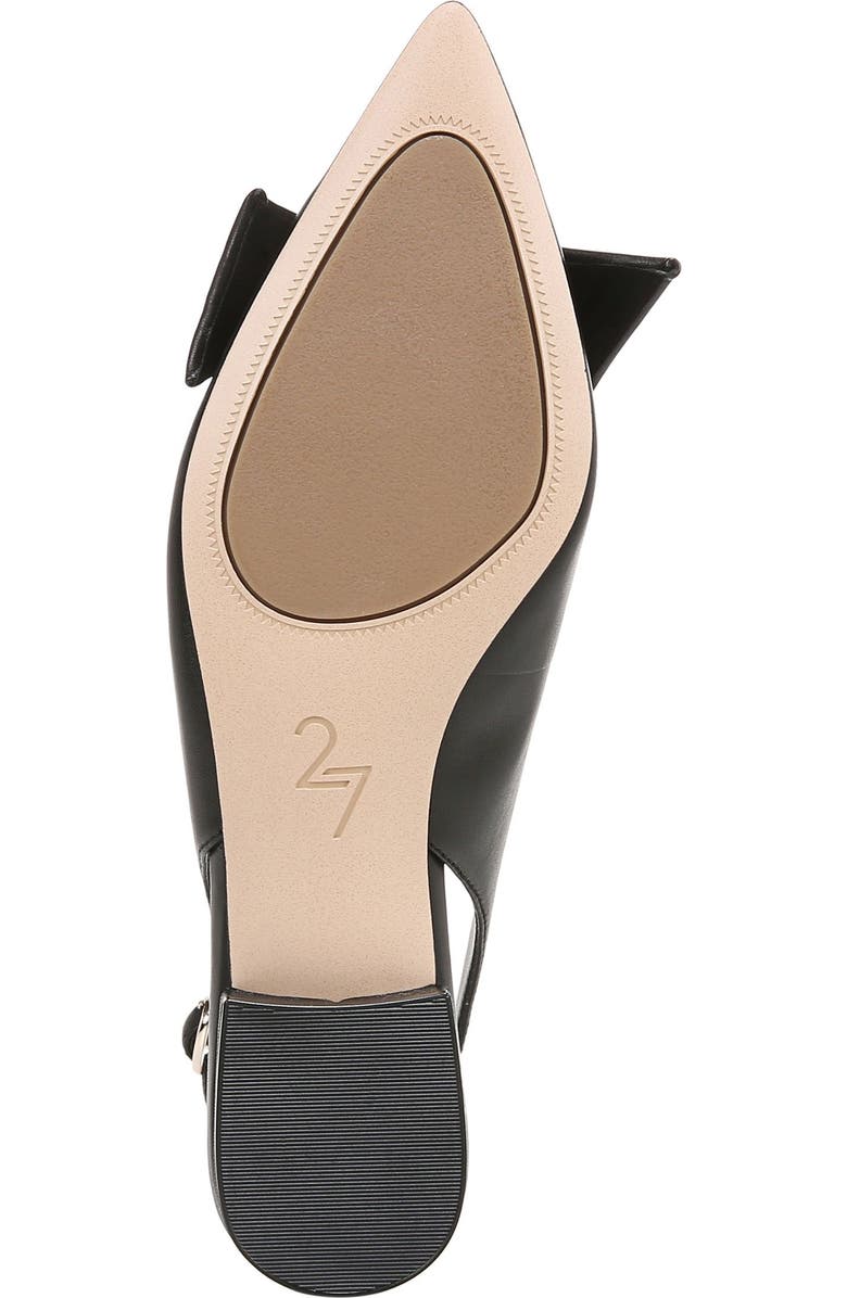 27 EDIT Naturalizer Shine Bow Pointed Toe Flat, Alternate, color,