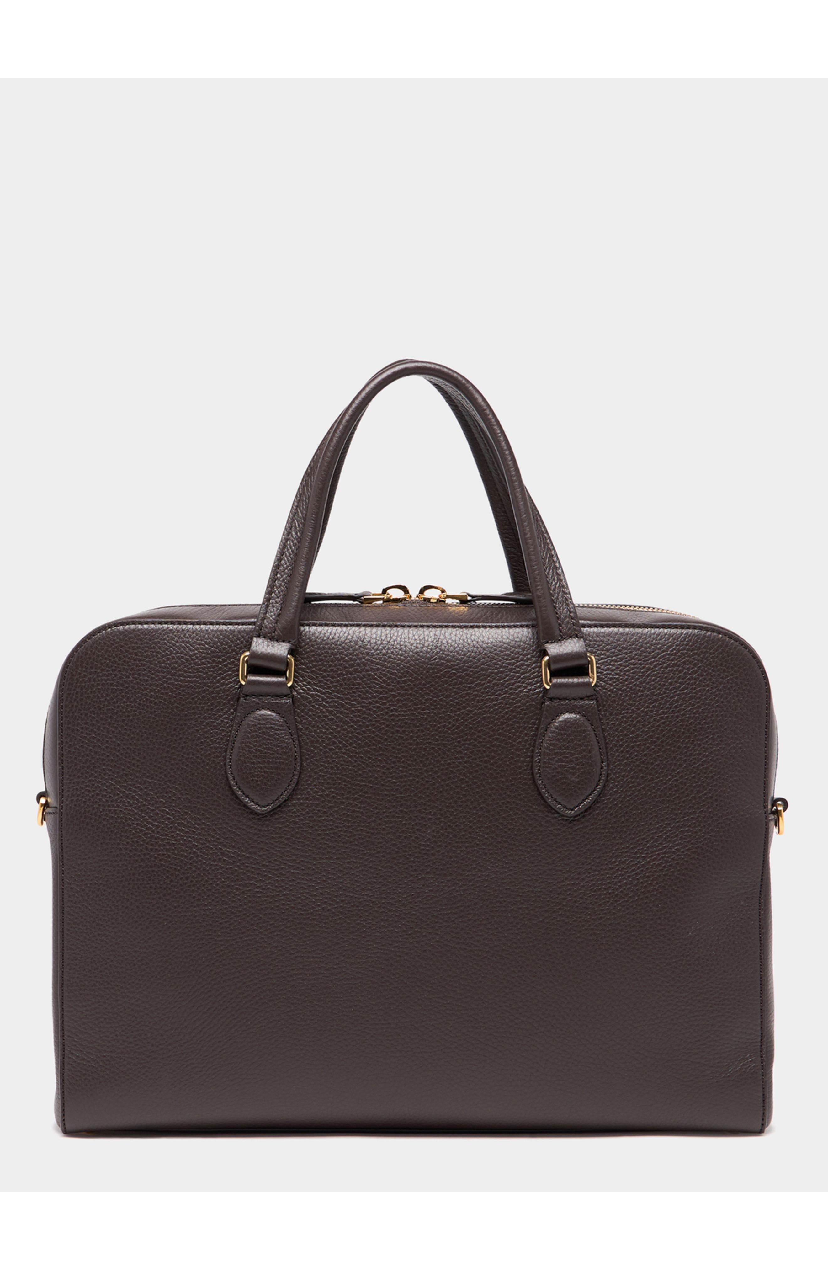 Bally Beckett Briefcase, Alternate, color, Brown