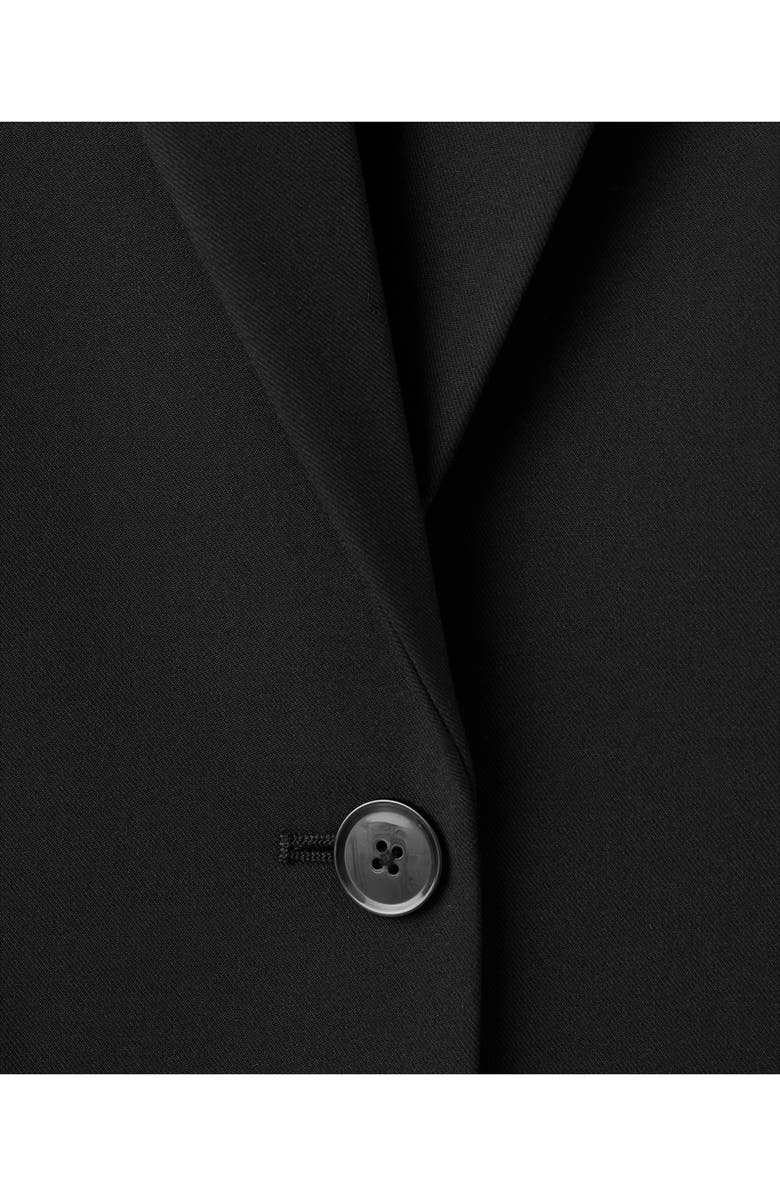 MANGO Straight Suit Jacket, Alternate, color, Black