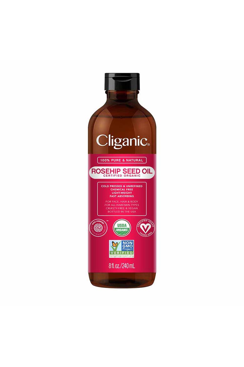 Organic Rosehip Seed Oil, Alternate, color, 8oz