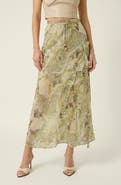 Modenaire Midi Ruffle Skirt