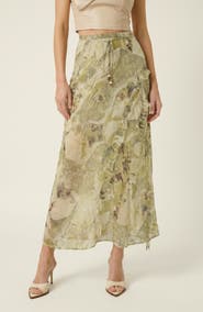 Modenaire Midi Ruffle Skirt