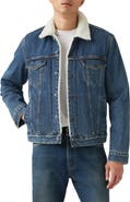 Levi's Type III Faux Shearling Lined Denim Trucker Jacket