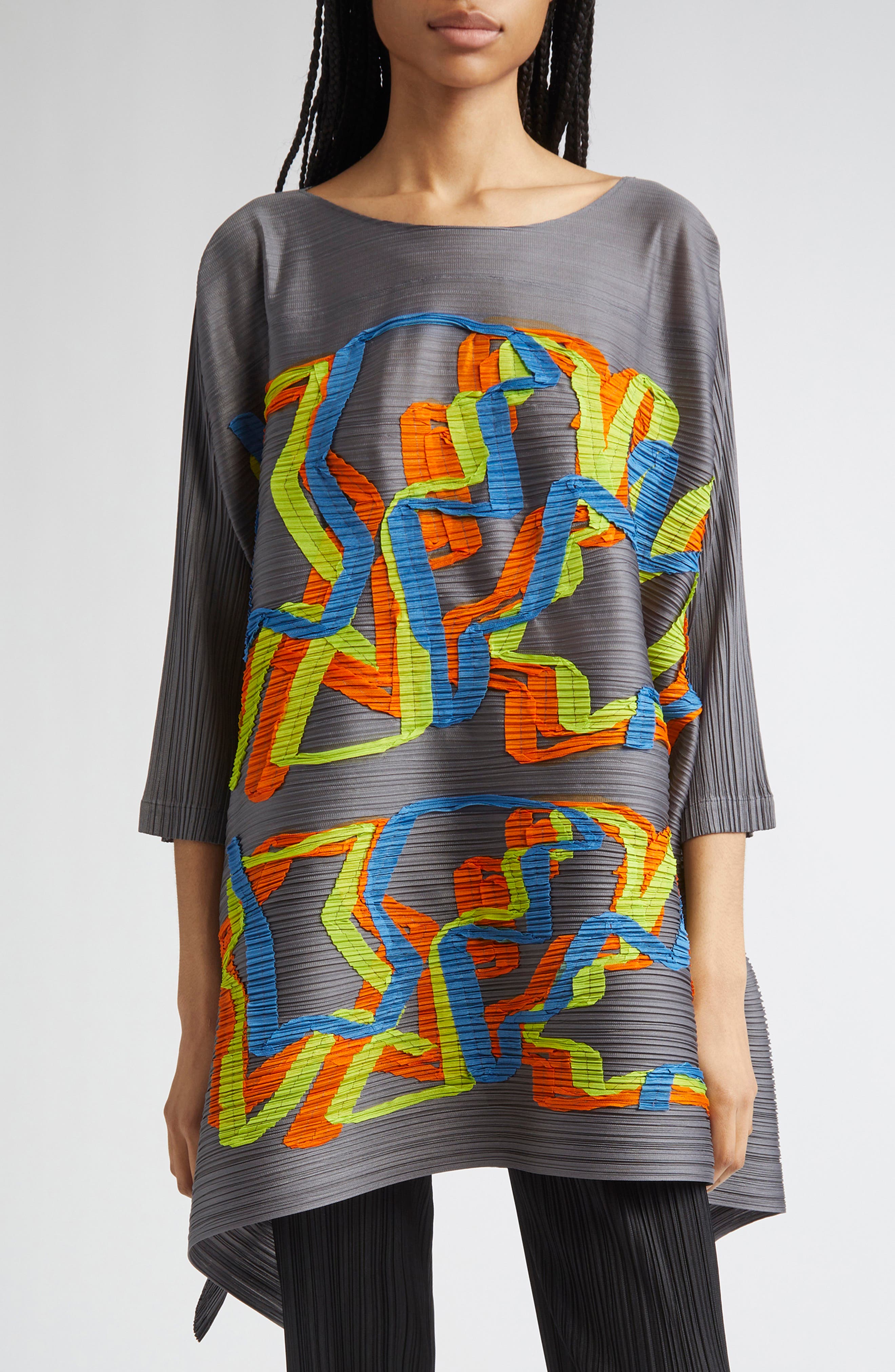 PLEATS PLEASE チュニック Pleats Please Issey Miyake Mix Pleated