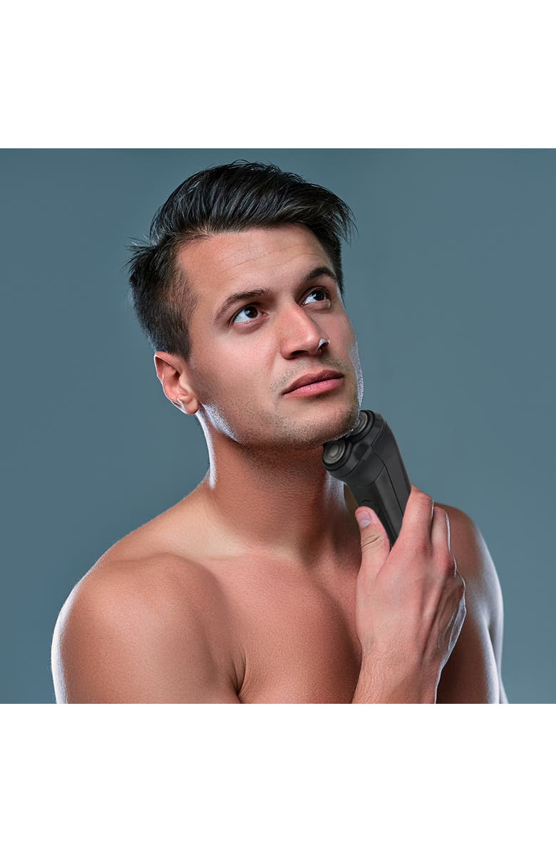 PURSONIC Mario Lopez Men's Rechargeable Electric Shaver, Alternate, color, Black