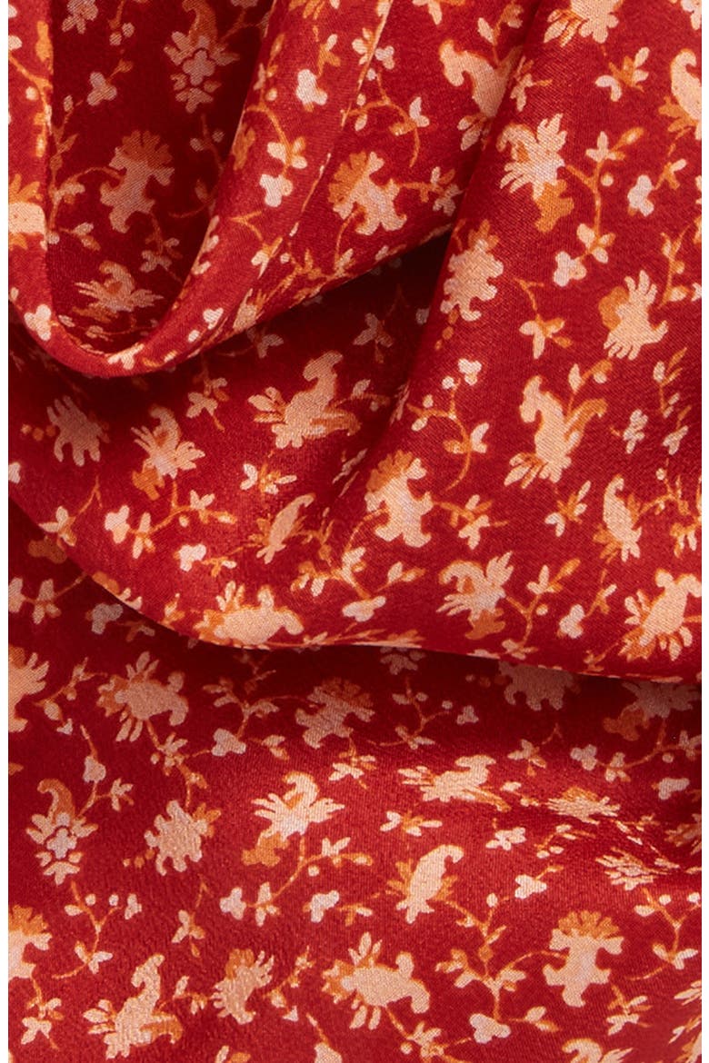 Silk Bandana, Alternate, color, SCARLET