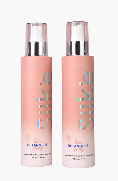 Sleeke Hair Silk'e Hair Detangler Spray In Light Peach/blush Pink