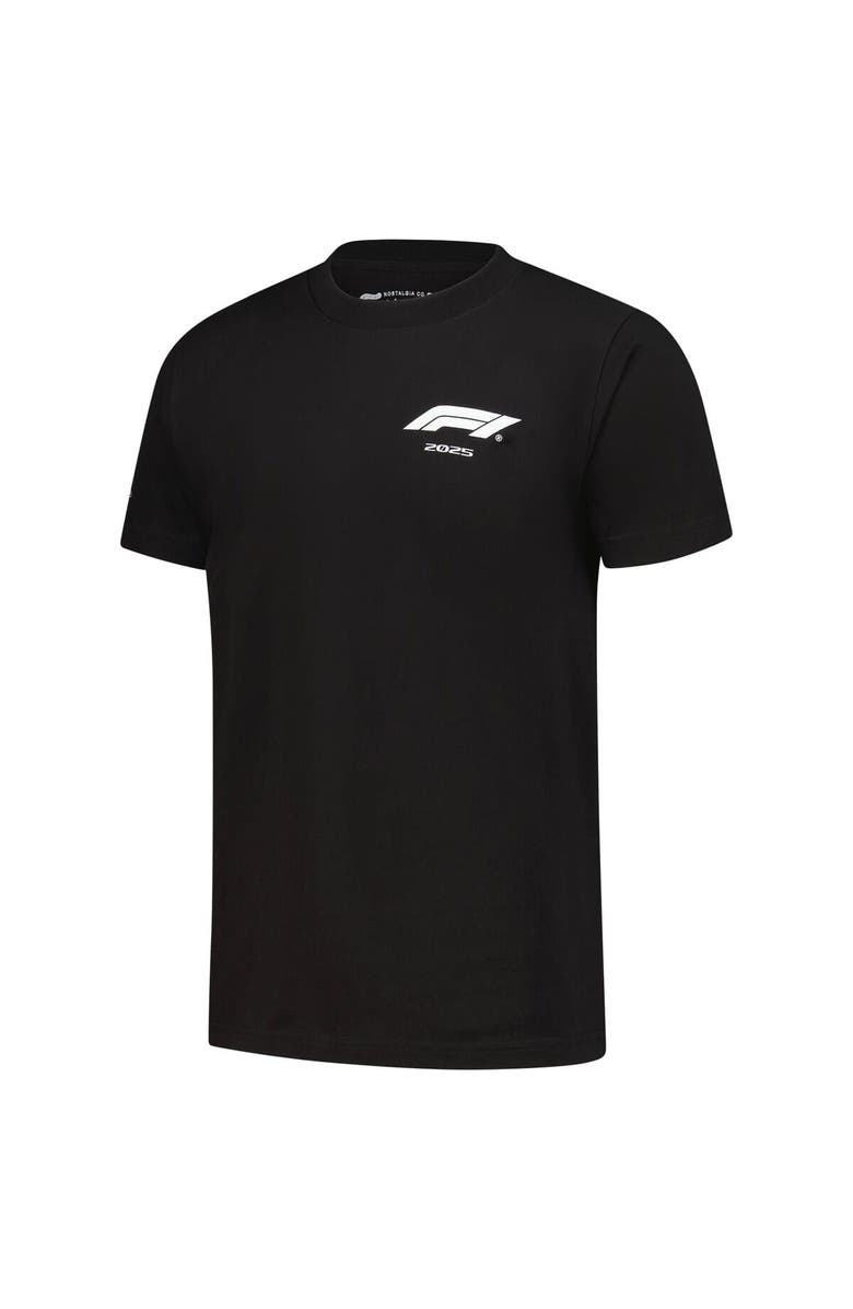Mitchell & Ness Men's Mitchell & Ness Black F1 World Tour Men's T-Shirt, Alternate, color,